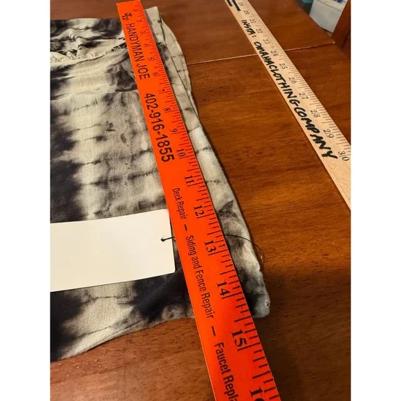 NWT Jessica Simpson Jet Black Tie Dye Maxi Dress Size Medium Joy Strapless Flowy - Picture 3 of 12